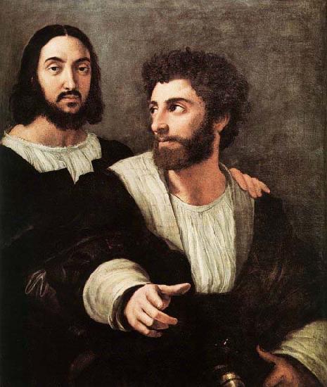 RAFFAELLO Sanzio Double Portrait oil painting image